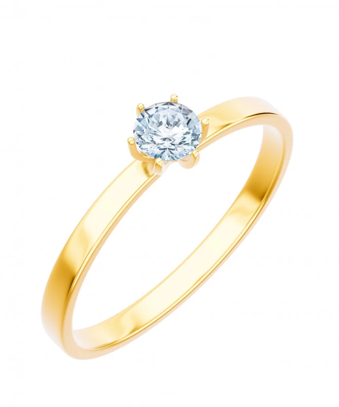 Bonore - Gold 585 - Diamond 0,4 ct ring 90280