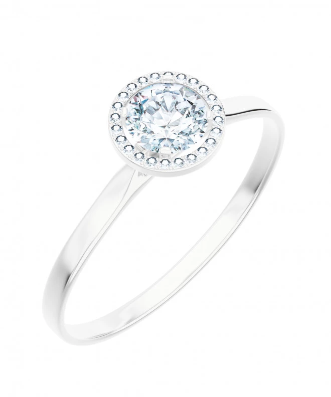 Bonore - White Gold 585 - Diamond 1 ct ring 105796