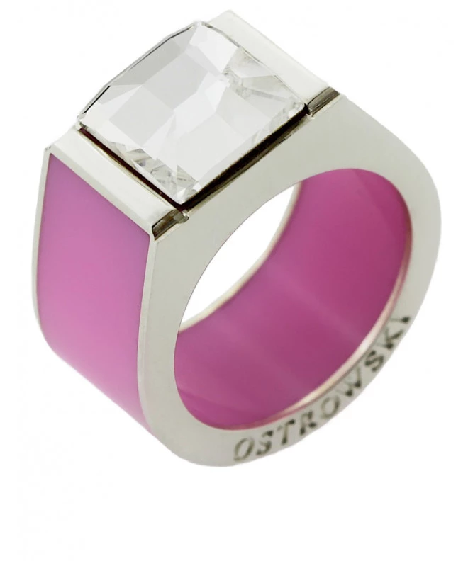 Ostrowski Design Classic Pink Ring CLS-R-SW-17-rozowy