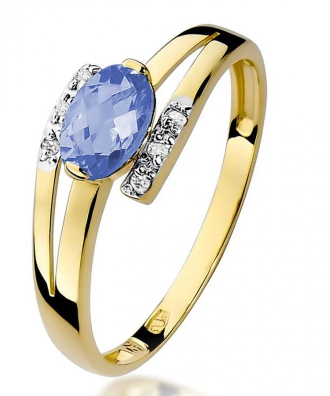 Bonore - Gold 585 - Tanzanite 0,4 ct ring 99642
