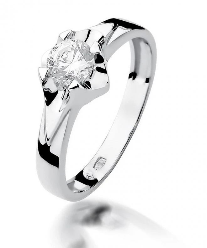 Bonore - White Gold 585 - Diamond 0,5 ct ring 116229