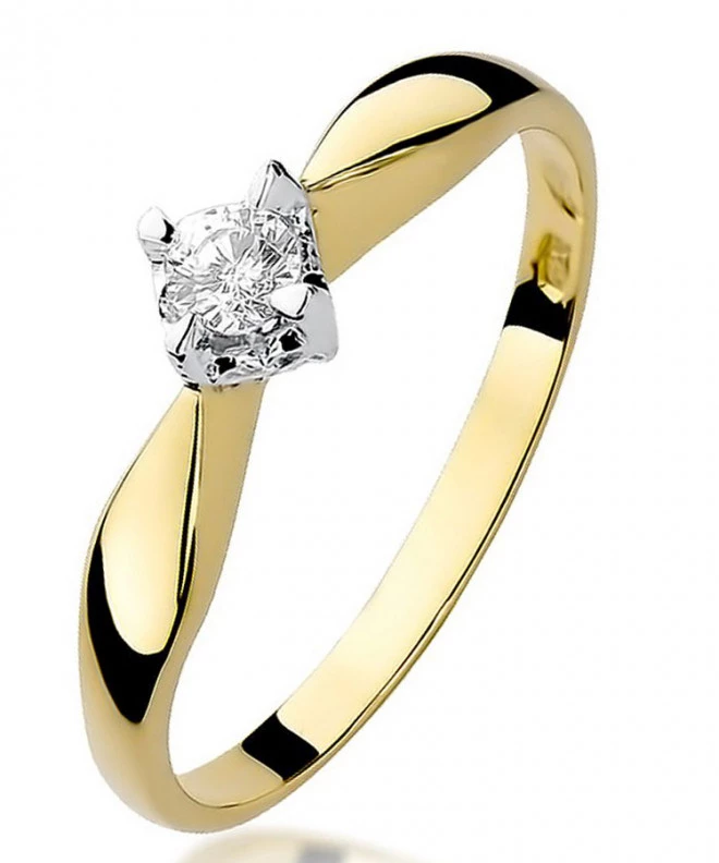 Bonore - Gold 585 - Diamond 0,12 ct ring 85154