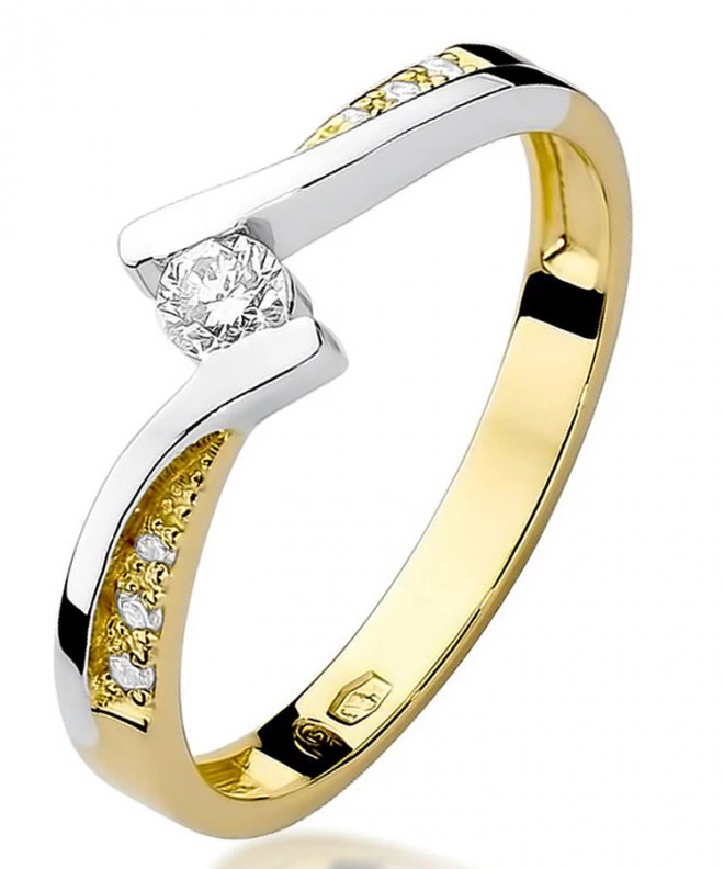Bonore - Gold 585 - Diamond 0,13 ct ring 86190