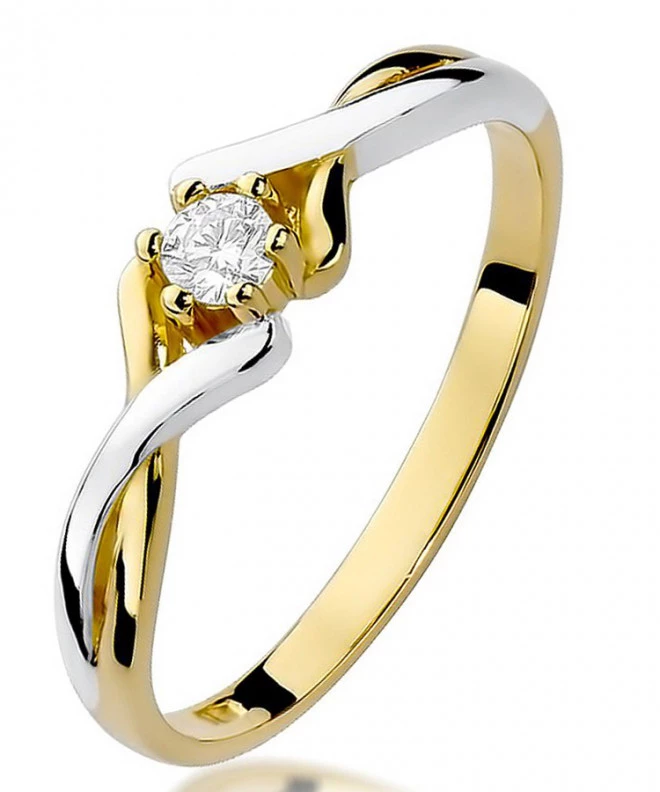 Bonore - Gold 585 - Diamond 0,08 ct ring 83089