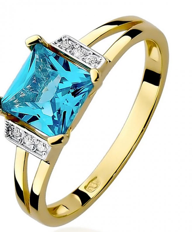 Bonore - Gold 585 - Topaz 1,4 ct ring 101683
