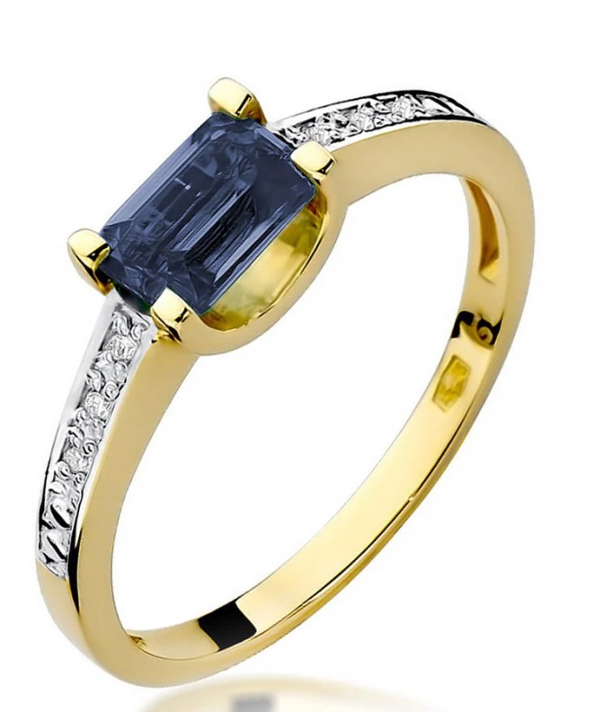 Bonore - Gold 585 - Sapphire 0,6 ct ring 97479
