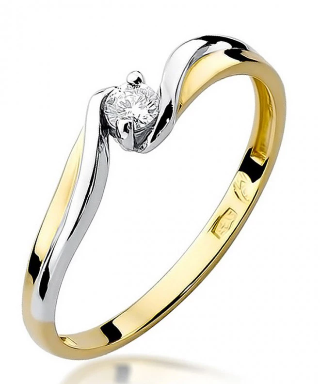 Bonore - Gold 585 - Diamond 0,08 ct ring 83100