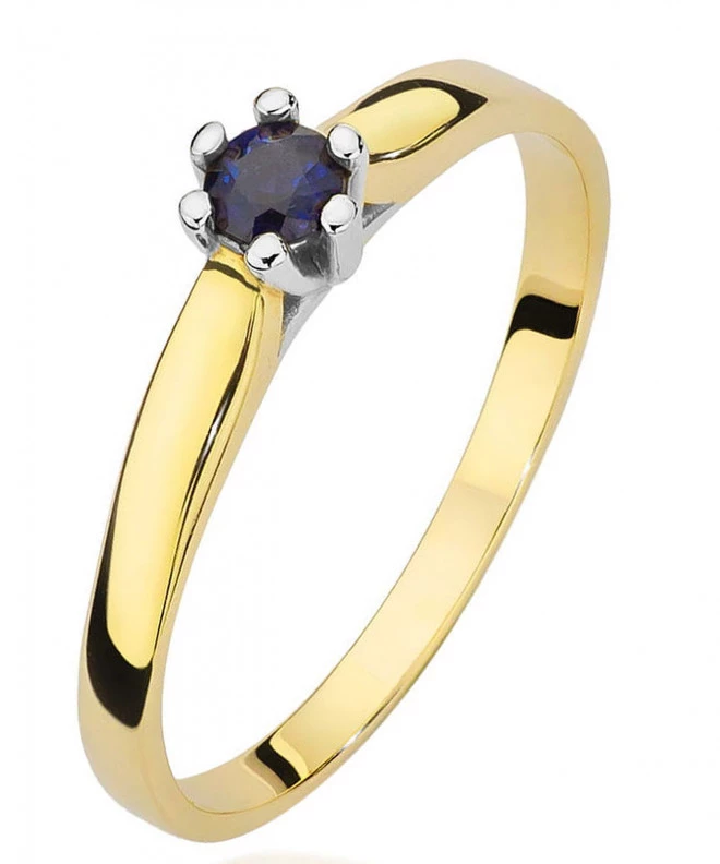Bonore - Gold 585 - Sapphire 0,15 ct ring 97485