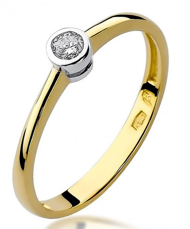 Bonore - Gold 585 - Diamond 0,1 ct ring 83111