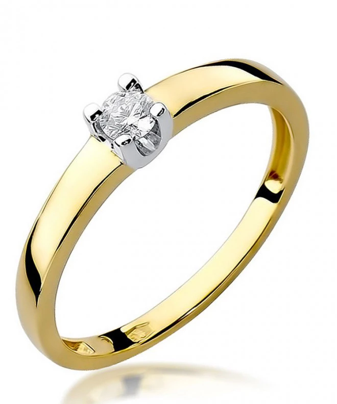 Bonore - Gold 585 - Diamond 0,08 ct ring 83112