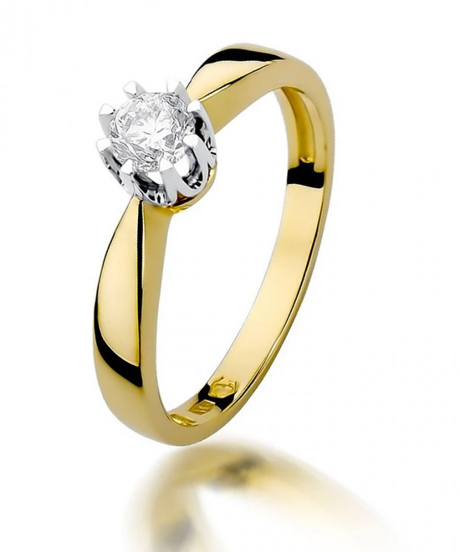 Bonore - Gold 585 - Diamond 0,3 ct ring 89253