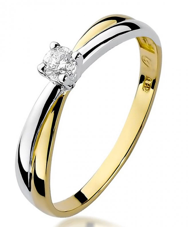 Bonore - Gold 585 - Diamond 0,1 ct ring 83118