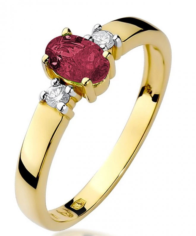 Bonore - Gold 585 - Ruby 0,6 ct ring 95442