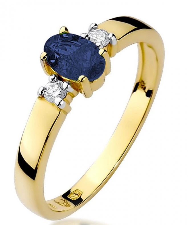 Bonore - Gold 585 - Sapphire 0,7 ct ring 97487