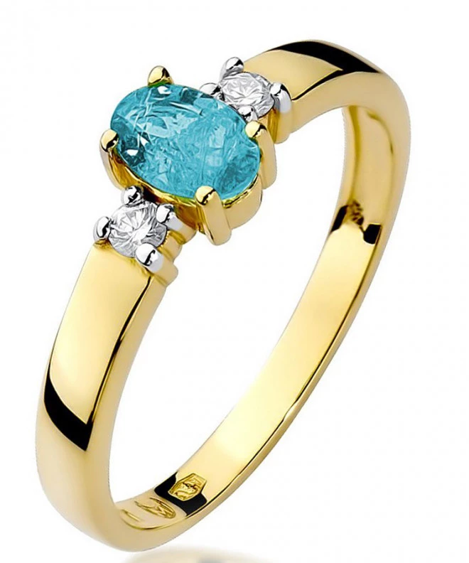 Bonore - Gold 585 - Topaz 0,5 ct ring 101694