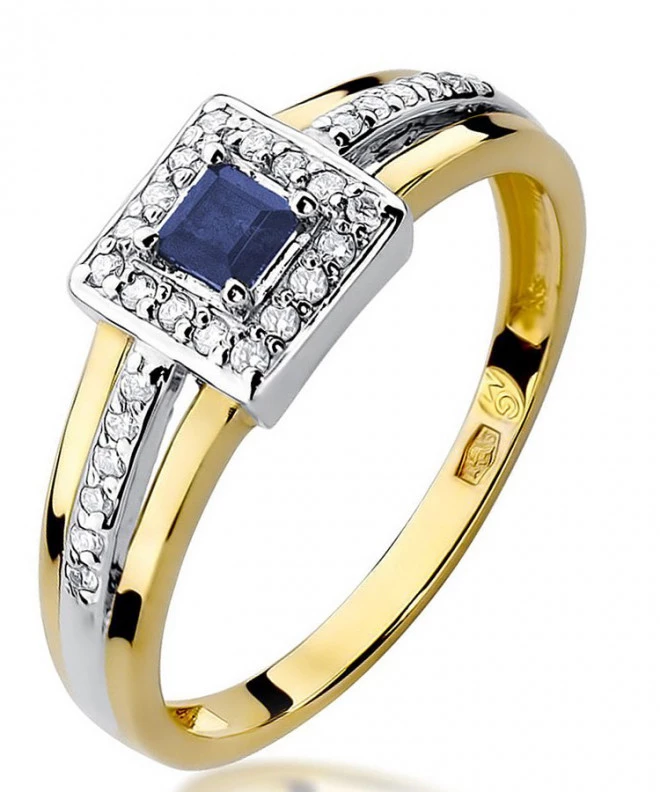 Bonore - Gold 585 - Sapphire 0,2 ct ring 97488