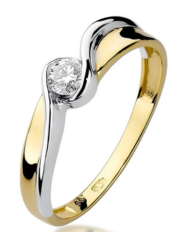 Bonore - Gold 585 - Diamond 0,15 ct ring 85167
