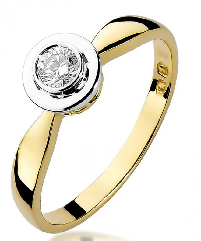 Bonore - Gold 585 - Diamond 0,15 ct ring 85169