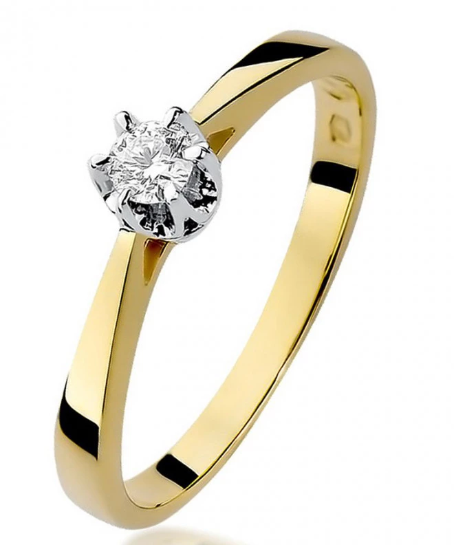 Bonore - Gold 585 - Diamond 0,12 ct ring 85170