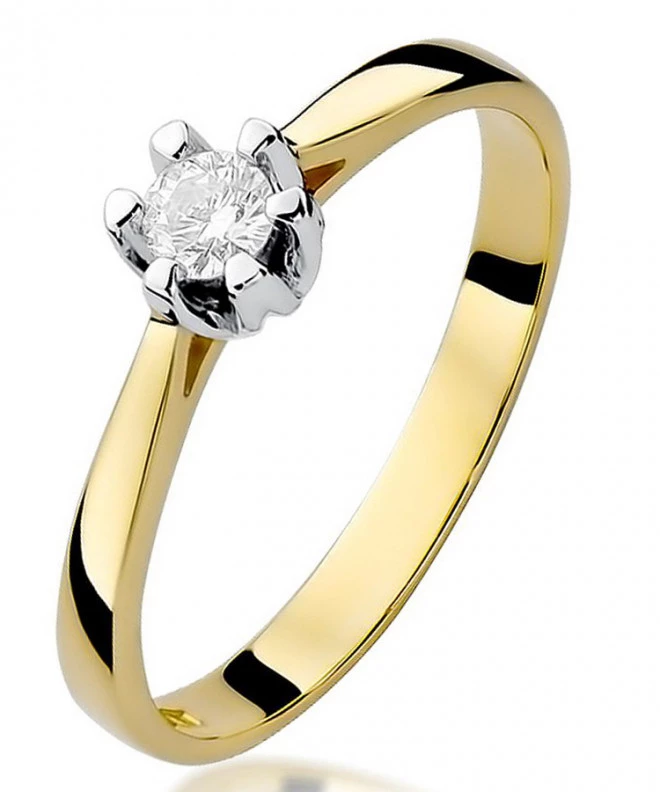 Bonore - Gold 585 - Diamond 0,12 ct ring 85171
