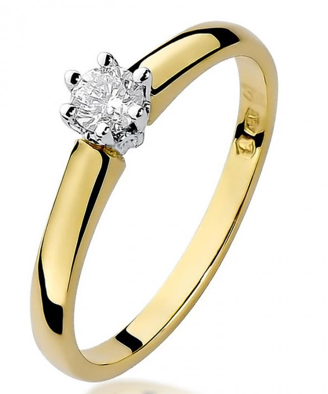 Bonore - Gold 585 - Diamond 0,2 ct ring 87198