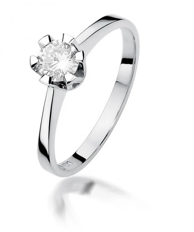 Bonore - White Gold 585 - Diamond 0,5 ct ring 116234