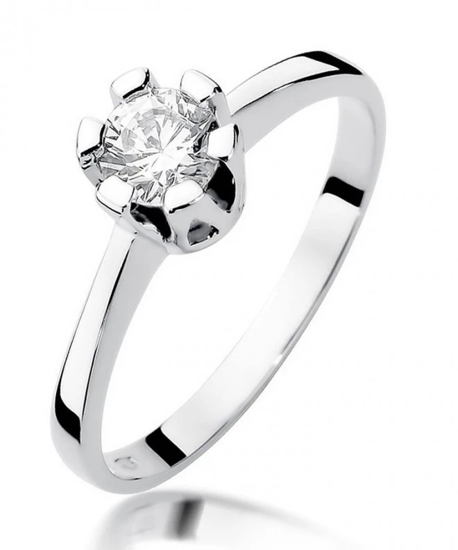 Bonore - White Gold 585 - Diamond 0,7 ct ring 117253