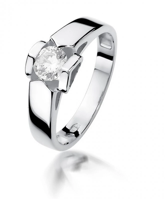 Bonore - White Gold 585 - Diamond 0,5 ct ring 116235