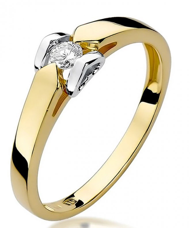 Bonore - Gold 585 - Diamond 0,09 ct ring 84125