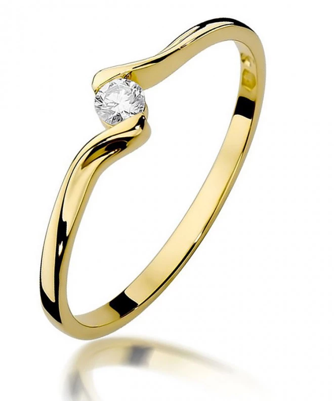Bonore - Gold 585 - Diamond 0,09 ct ring 84128