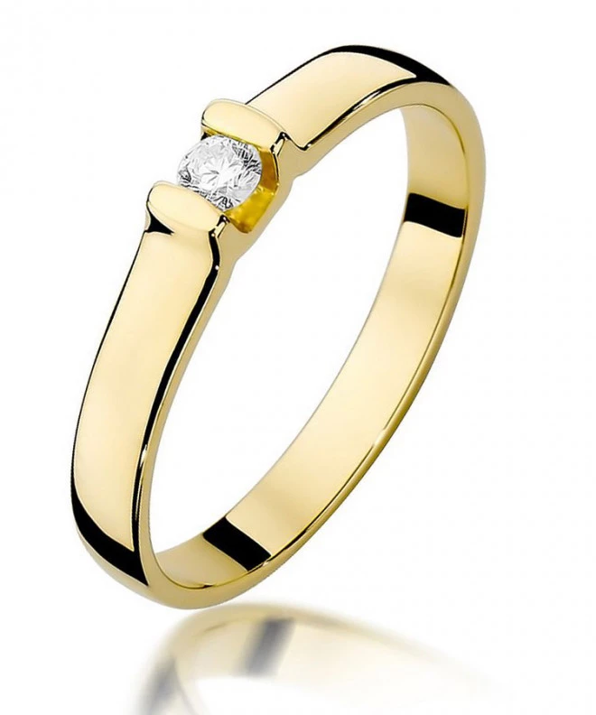Bonore - Gold 585 - Diamond 0,09 ct ring 84130