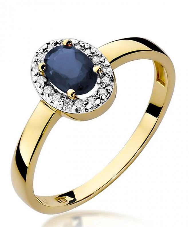 Bonore - Gold 585 - Sapphire 0,7 ct ring 97501