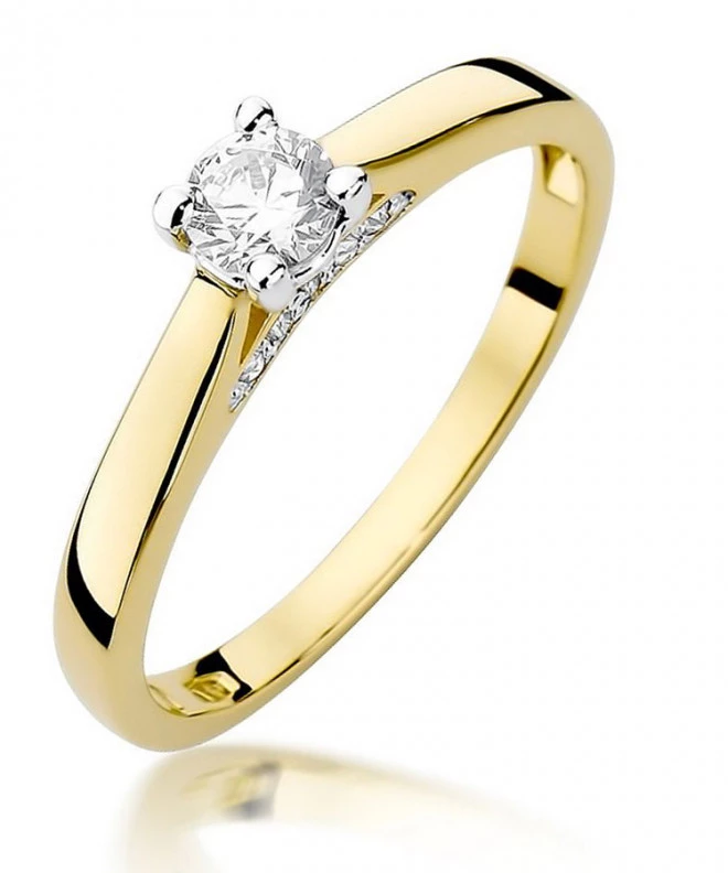 Bonore - Gold 585 - Diamond 0,25 ct ring 89262