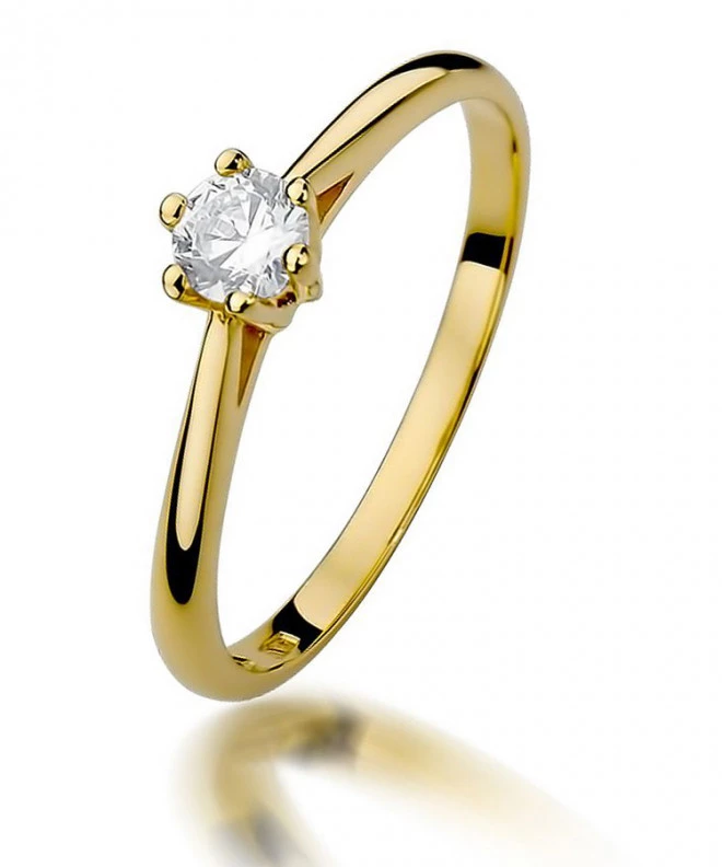 Bonore - Gold 585 - Diamond 0,15 ct ring 86167