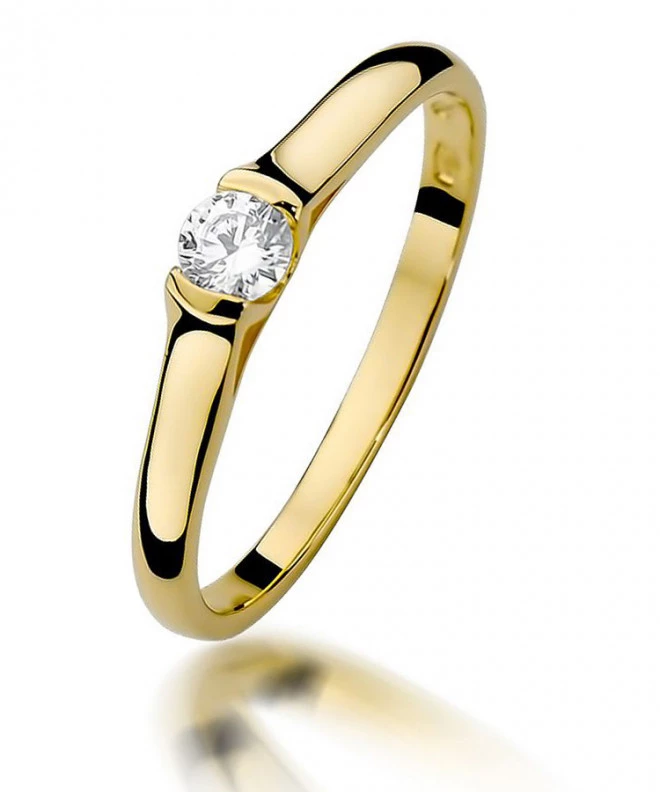 Bonore - Gold 585 - Diamond 0,15 ct ring 86170