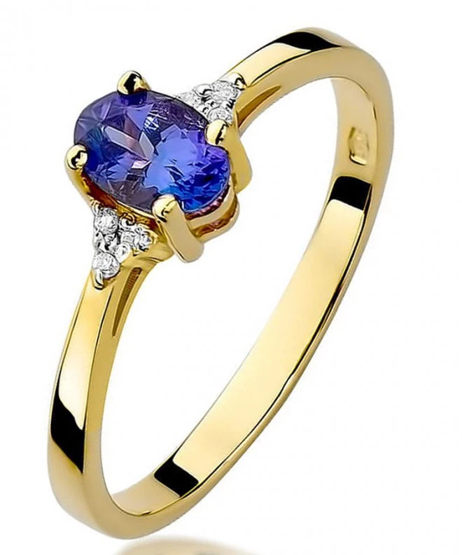 Bonore - Gold 585 - Tanzanite 0,4 ct ring 99650