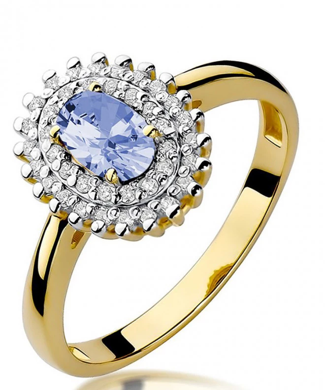 Bonore - Gold 585 - Tanzanite 0,4 ct ring 99651