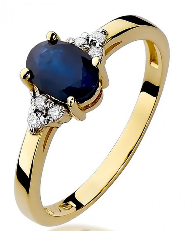 Bonore - Gold 585 - Sapphire 0,9 ct ring 97494