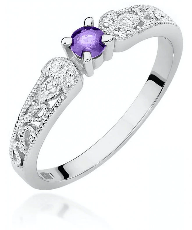 Bonore - White Gold 585 - Tanzanite 0,1 ct ring 126566
