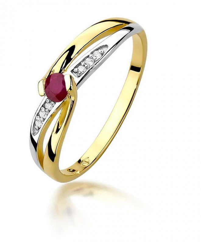 Bonore - Gold 585 - Ruby 0,15 ct ring 96448