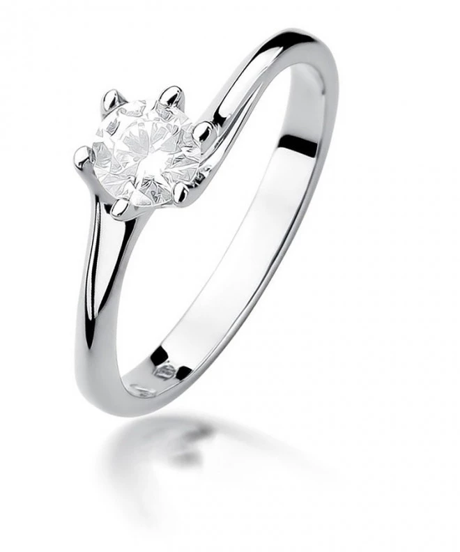 Bonore - White Gold 585 - Diamond 0,5 ct ring 116243