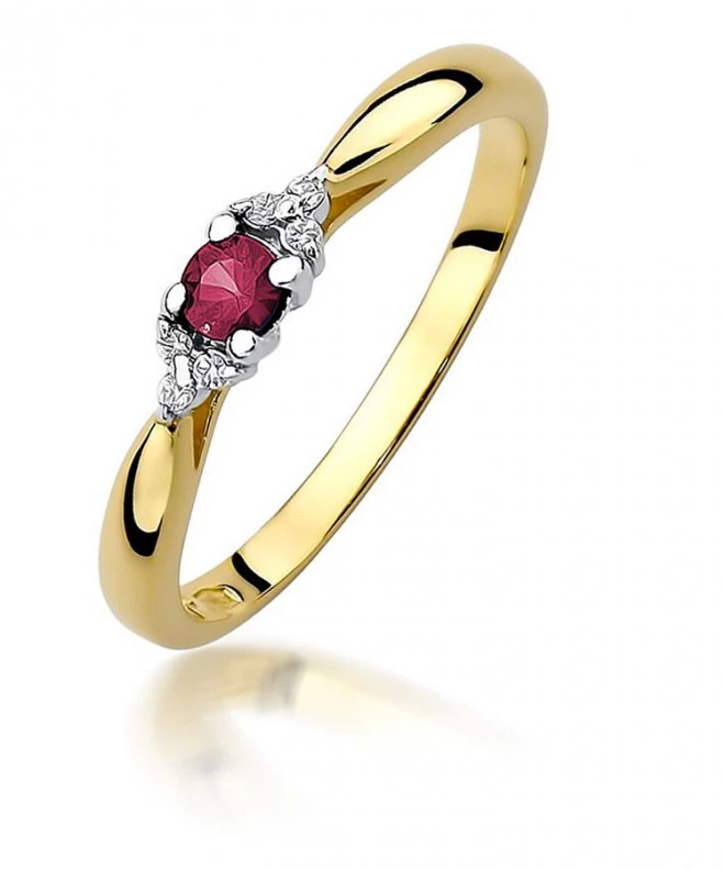 Bonore - Gold 585 - Ruby 0,15 ct ring 96450