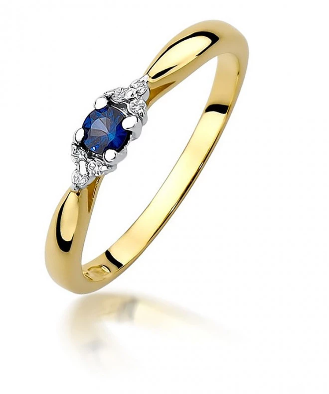 Bonore - Gold 585 - Sapphire 0,15 ct ring 97510