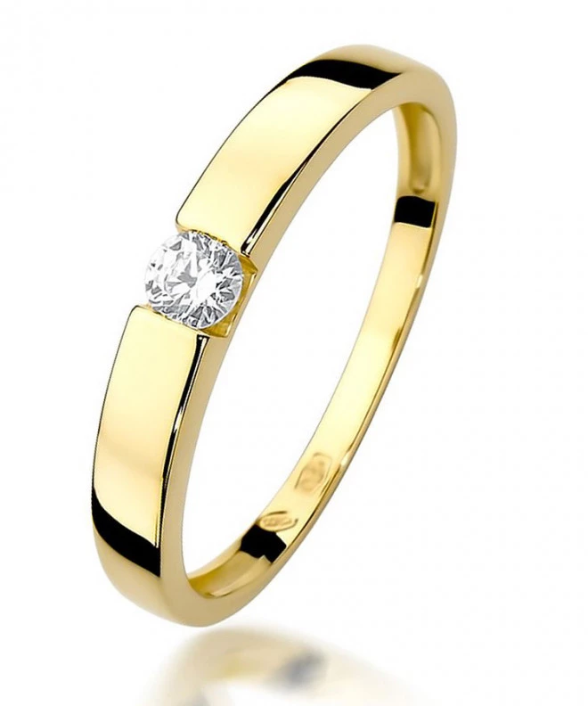 Bonore - Gold 585 - Diamond 0,12 ct ring 86177