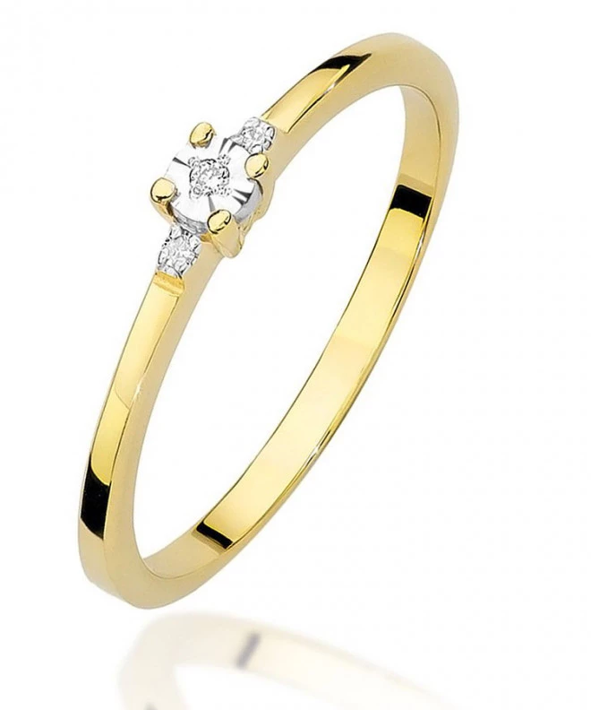 Bonore - Gold 585 - Diamond 0,0086 ct ring 82058