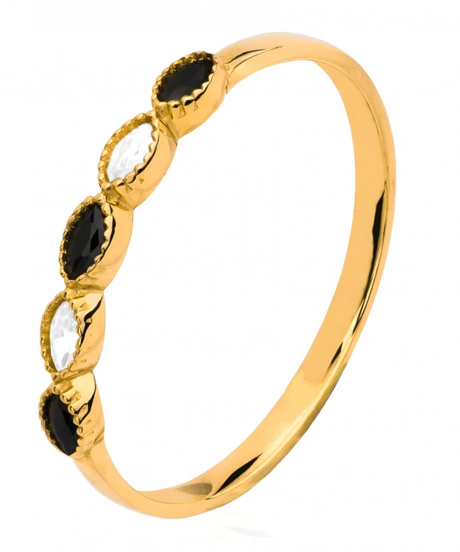 Bonore - Gold 585 - Cubic Zirconia ring 137186