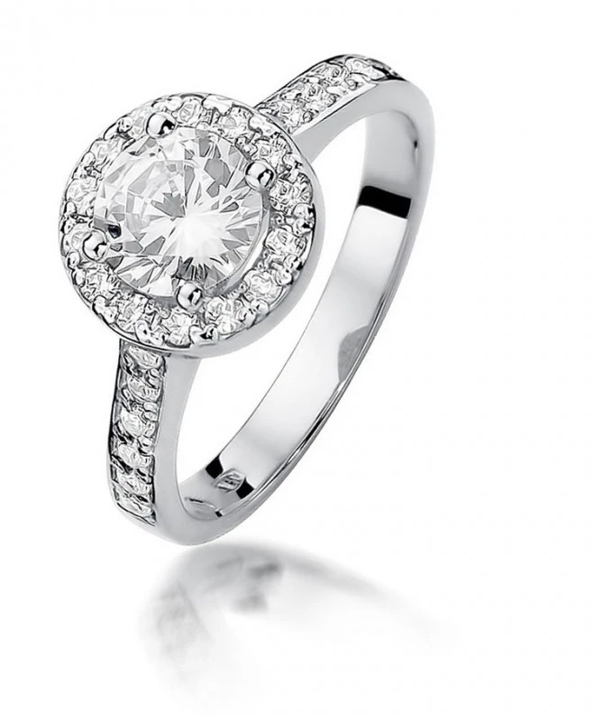 Bonore - White Gold 585 - Diamond 0,4 ct ring 117258