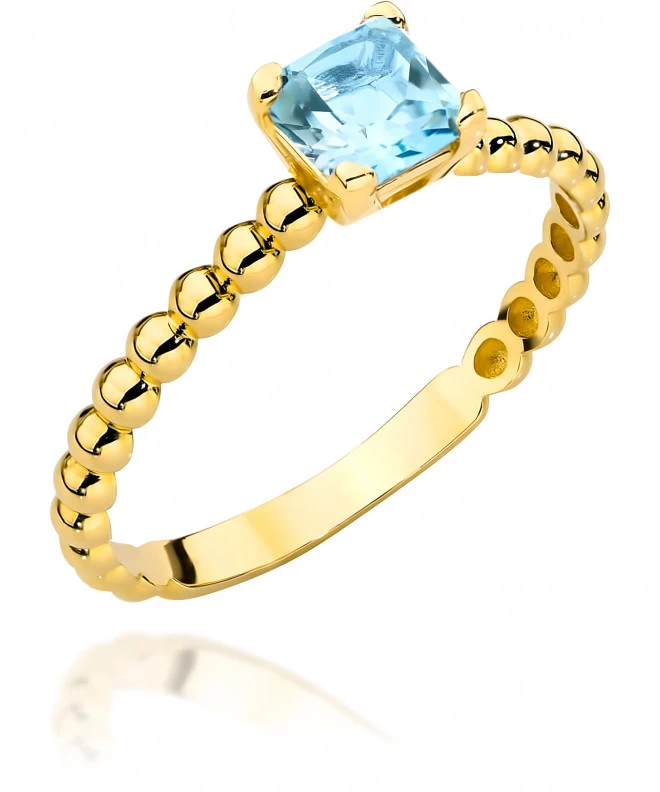 Bonore - Gold 585 - Topaz ring 145421