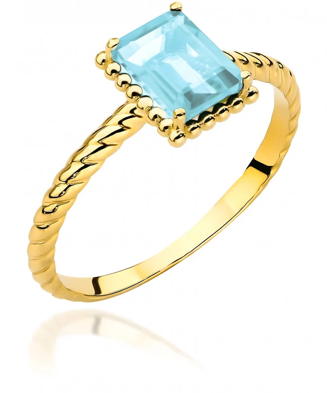 Bonore - Gold 585 - Topaz ring 145420