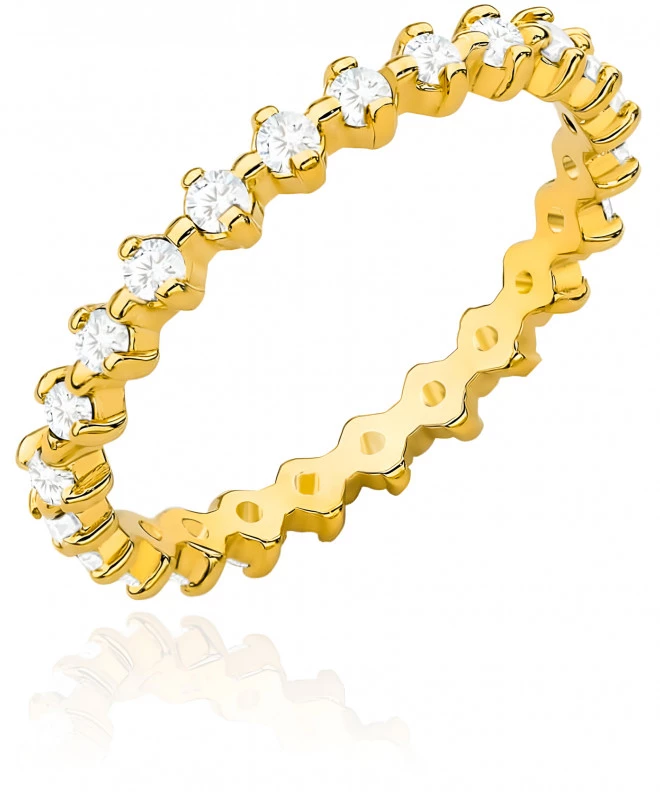 Bonore - Gold 585 - Cubic Zirconia ring 139059